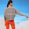 Stoll jacquard feminino de cashmere dolman sweater